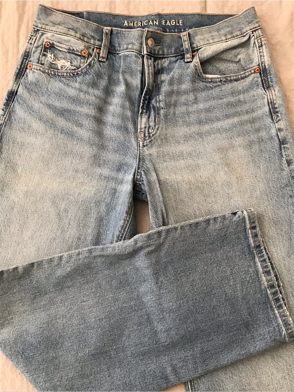 American Eagle Outfitters Men’s Light Blue Straight Jeans